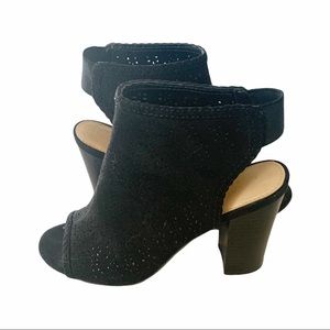 Target Black Peep Tor Booties
